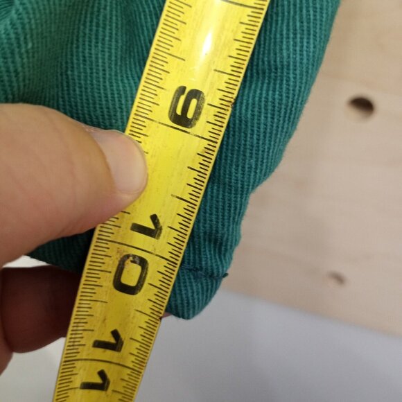 Vintage Code Zero Green Denim Shorts Size 28 - Picture 4 of 6